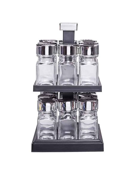 Carrousel à Épice Tournant à 2 Étages - Dimensions : 29 x 16 x 16 cm