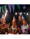 15 Bracelets Fluorescents avec Connecteurs / Plusieurs Couleurs Différentes / Dimensions: 22 x 3 cm