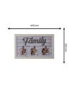 Cadre Photo "Family" avec 3 Porte-Clip / Dimensions : 41,5 x 25,5 cm