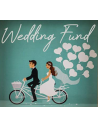 Tirelire en Bois pour un Mariage "Wedding Fund" -  Dimensions : 20 x 20 cm