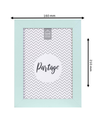 Cadre Photo avec Pied 3 Couleurs au Choix / Couleur: Blanc, Gris, Turquoise / Dimensions: 16 x 21 cm
