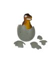 Figurine Dinosaure / Dinosaure Croissant dans Œuf / Dimensions : 110 x 80 mm