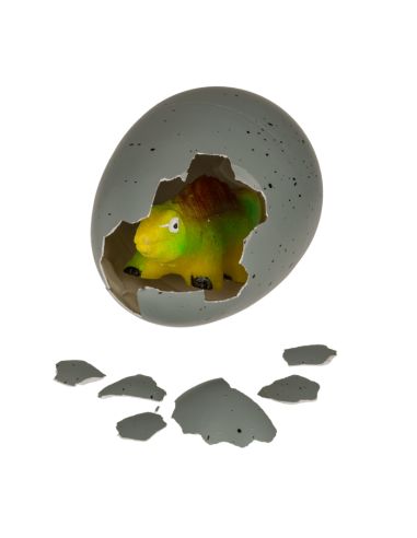Figurine Dinosaure / Œuf Magique de Dinosaure / Grand Modèle / Dimensions : 7.4 x 12 cm