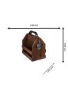 Porte-Bouteille en Bois pour 6 Bouteilles de 33cl avec Ouvre-Bouteille en Métal