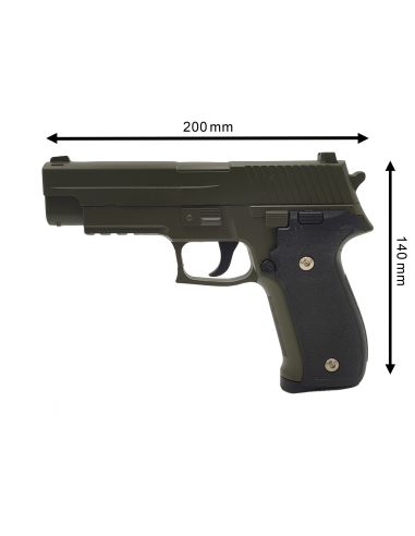 Réplique airsoft G.26 style P226 OD (Galaxy)