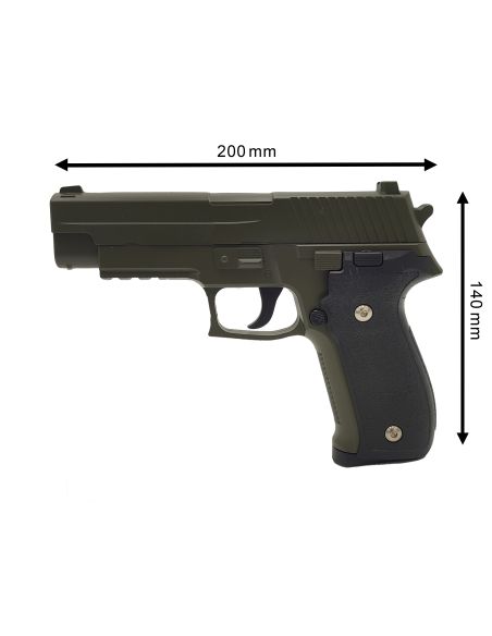 Réplique airsoft G.26 style P226 OD (Galaxy)