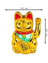 Chat Chinois Chanceux Agitant Patte Gauche / Dimensions : 20 x 15 cm