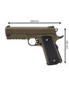Réplique airsoft style Hi-Capa 4.3 Tan (Galaxy)