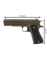 Réplique airsoft Style 1911 Tan (Galaxy)