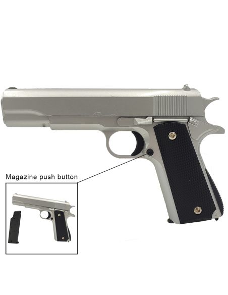 Réplique airsoft Style 1911 Silver (Galaxy)
