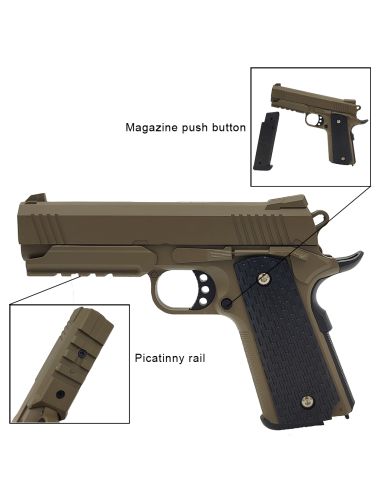 Pack réplique airsoft style Hi-Capa 4.3 (Galaxy)