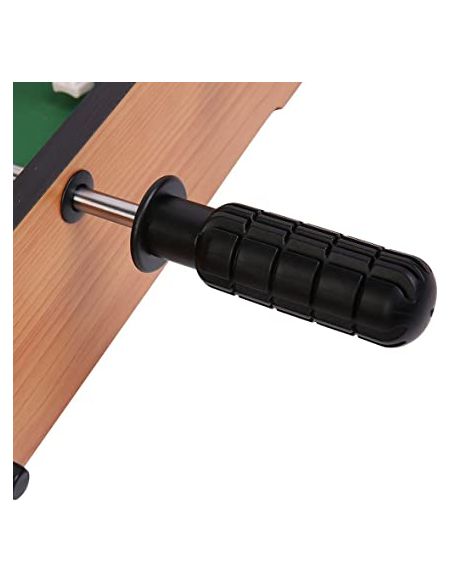 Jeu De Table Baby-Foot avec 2 Panneaux de Score et 2 Balles / Matière : Bois, Métal et Plastique Haute Résistance / Dimensions :