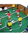 Jeu De Table Baby-Foot avec 2 Panneaux de Score et 2 Balles / Matière : Bois, Métal et Plastique Haute Résistance / Dimensions :