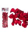 Lot de 100 Pétales de roses rouges en tissu