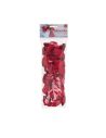 Lot de 100 Pétales de roses rouges en tissu
