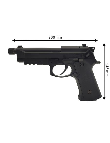 Réplique airsoft M9 Mosfet Électrique Noir (Cyma)