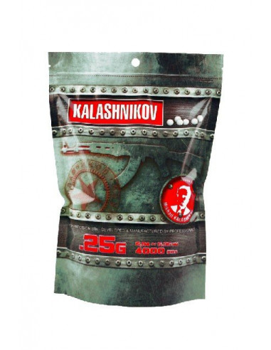 4000 Billes Kalashnikov 0.25 gramme