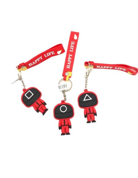 Porte-clé battle royale silicone - symbole Rond