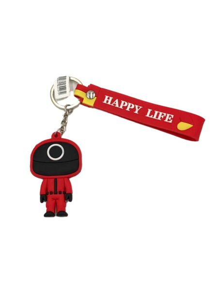 Porte-clé battle royale silicone - symbole Rond