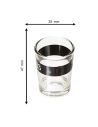 Jeu à Boire / Roulette avec 16 Verres et 2 Boules / Dimensions : 29,5 x 6 cm