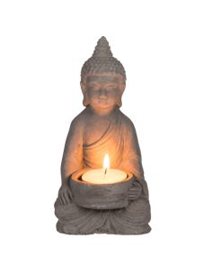 Objet de Décoration / Bougeoir Bouddha pour Bougie Chauffe-Plat / Dimensions : 15,5 x 8 x 9 cm