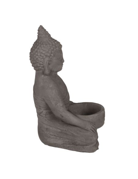 Objet de Décoration / Bougeoir Bouddha pour Bougie Chauffe-Plat / Dimensions : 15,5 x 8 x 9 cm