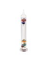 Thermomètre de Galilée en verre, H: env. 28 cm, dans boîte cadeau
