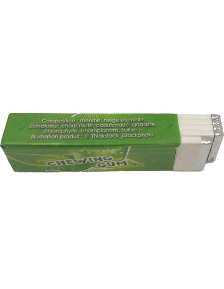 Chewing-gum Électrique Petite Décharge - Dimensions : 7,8 x 2 x 1,2 cm