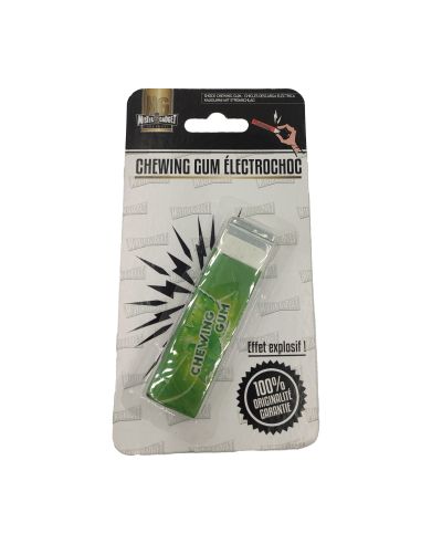 Chewing-gum Électrique Petite Décharge - Dimensions : 7,8 x 2 x 1,2 cm