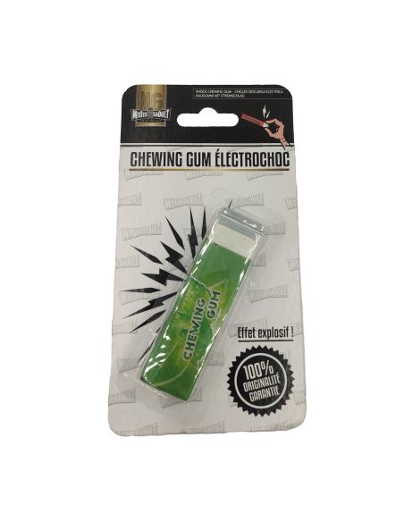 Chewing-gum Électrique Petite Décharge - Dimensions : 7,8 x 2 x 1,2 cm