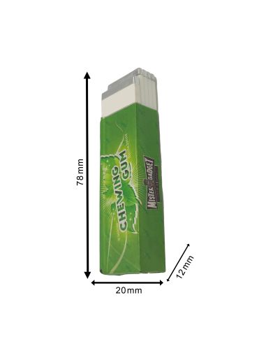 Chewing-gum Électrique Petite Décharge - Dimensions : 7,8 x 2 x 1,2 cm