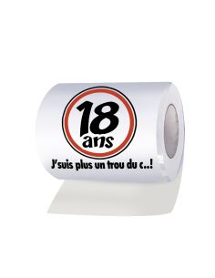 Rouleau de Papier WC - spécial 18 Ans