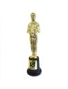Trophée De Star 18 Ans Noir et Doré - Dimensions : 23 x 6 cm