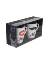 Coffret Mugs "Couples" - Dimensions : 11 x 8 x 10 cm