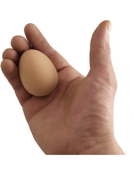Balle rebondissante en forme d'Œuf - Dimensions : 5,5 x 4 cm