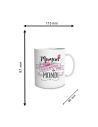 Mug "Maman Tu es la Meilleure du Monde" - Dimensions : 11,5 x 8 x 9,7 cm