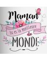 Mug "Maman Tu es la Meilleure du Monde" - Dimensions : 11,5 x 8 x 9,7 cm