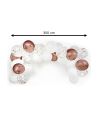 Kit Arche Ballons Blancs Roses & Trenpasrents - Dimension : 3 mètres
