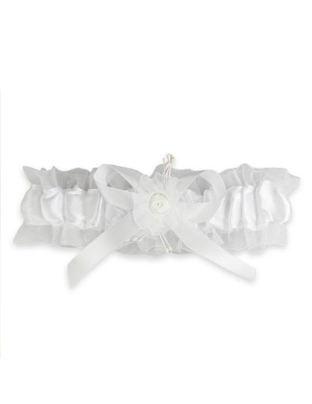 Jarretière de Mariée Blanche - Taille unique