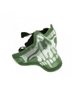 Demi masque Stalker skull vert (double fixation)
