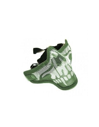 Demi masque Stalker skull vert (double fixation)