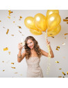 Pack de 6 Ballons "Joyeux Anniversaire"  Doré / Dimensions : 30 x 30 cm