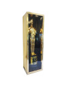 Trophée De Star 18 Ans Noir et Doré - Dimensions : 23 x 6 cm