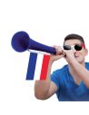 Vuvuzela avec Drapeau de la France - Dimensions : 36 x 5,5 cm