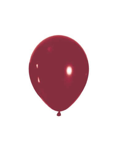 Sachet de 20 Ballons Rouge Foncé - Dimensions : 30 x 30 cm