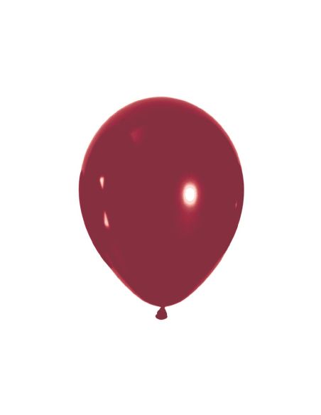 Sachet de 20 Ballons Rouge Foncé - Dimensions : 30 x 30 cm