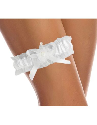 Jarretière de Mariée Blanche - Taille unique