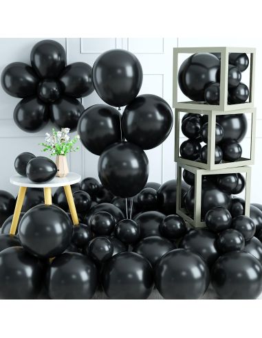 Sachet de 20 Ballons Noirs - Dimensions : 30 x 30 cm