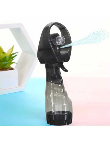 Ventilateur Brumisateur 25 cl  - Dimensions : 9 x 8 x 27 cm