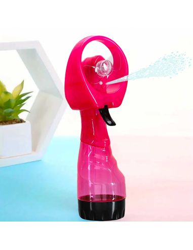 Ventilateur Brumisateur 25 cl  - Dimensions : 9 x 8 x 27 cm